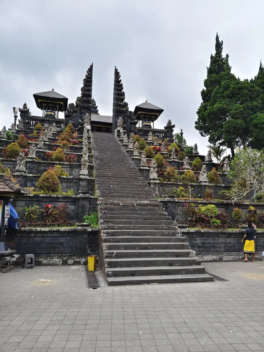 Main staircase of Pura Penataran Agung at Besakih Temple, Bali